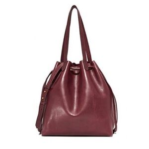 Madewell Cabernet Drawstring Tote BRAND NEW!!